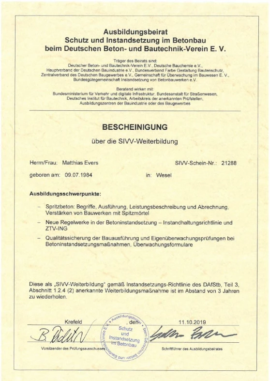 Evers_Zertifikat_SIVV_2019