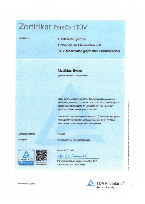 Evers_Zertifikat_Sachkundiger_für_Schäden_an_Gebäuden