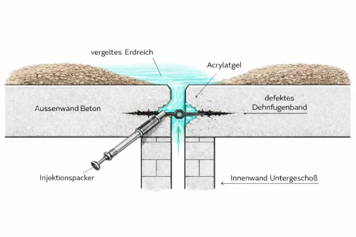 Abdichtung einer Dehnungsfuge im Kreis Kleve