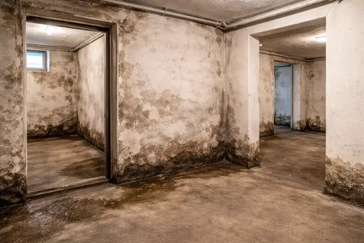 Feuchtigkeitschäden im Keller