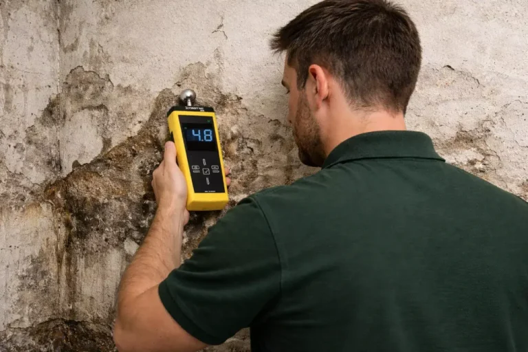 Feuchtigkeitsmessung mit einem Kugelkopf Messgerät im Kreis Wesel